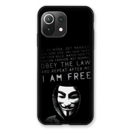 Coque Pour Xiaomi Mi 11 Lite 4G / 5G Anonymous I am free