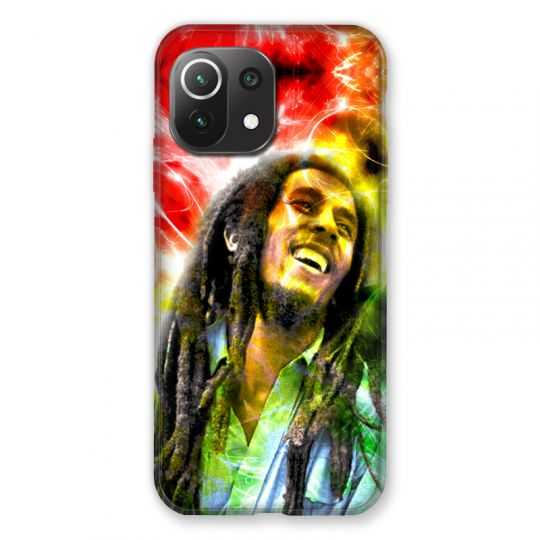 Coque Pour Xiaomi Mi 11 Lite 4G / 5G Bob Marley Color