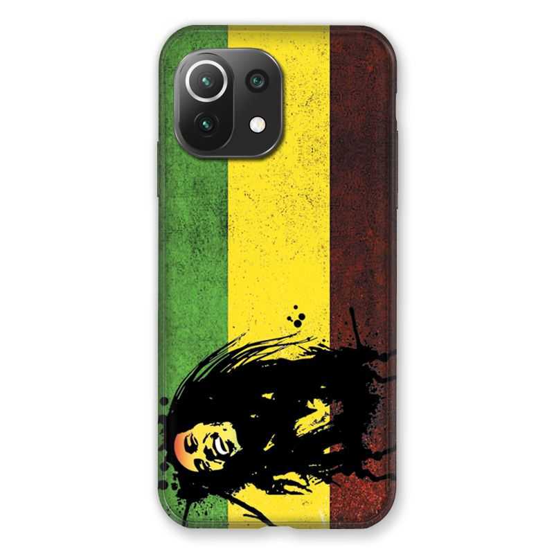 Coque Pour Xiaomi Mi 11 Lite 4G / 5G Bob Marley Drapeau