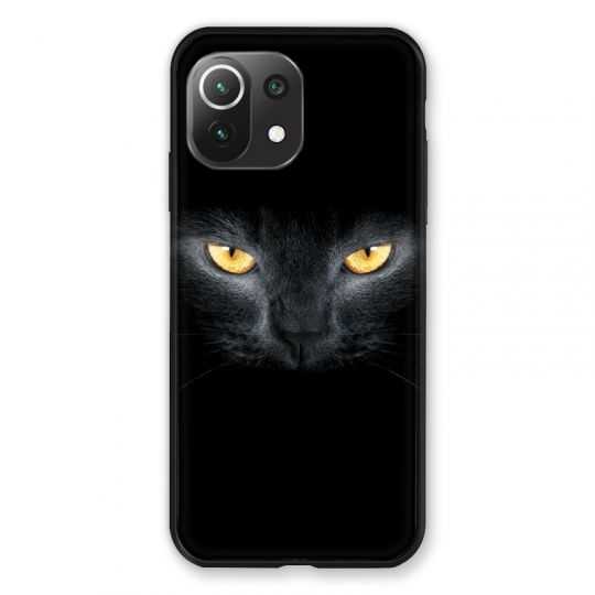 Coque Pour Xiaomi Mi 11 Lite 4G / 5G Chat Noir