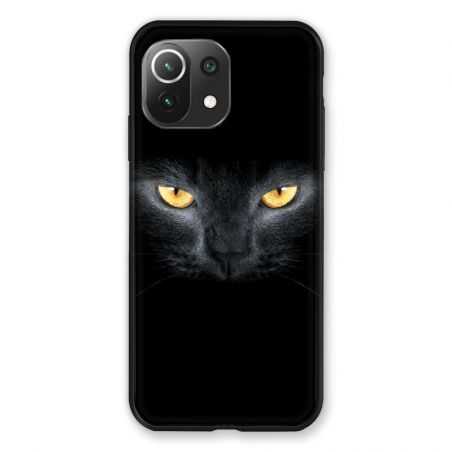 Coque Pour Xiaomi Mi 11 Lite 4G / 5G Chat Noir