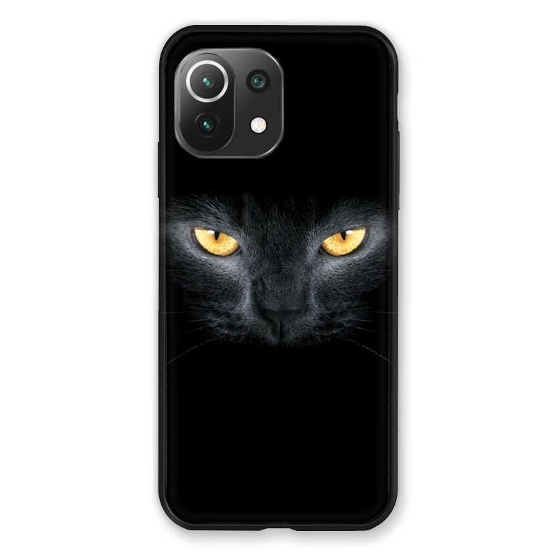 Coque Pour Xiaomi Mi 11 Lite 4G / 5G Chat Noir
