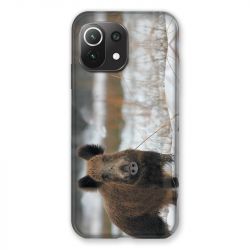 Coque Pour Xiaomi Mi 11 Lite 4G / 5G Chasse Sanglier Neige