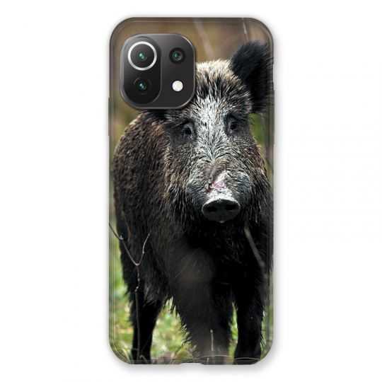 Coque Pour Xiaomi Mi 11 Lite 4G / 5G Chasse Sanglier bois