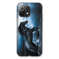 Coque Pour Xiaomi Mi 11 Lite 4G / 5G Cheval Noir