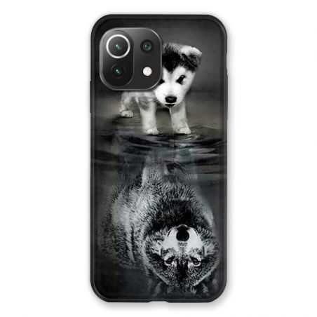 Coque Pour Xiaomi Mi 11 Lite 4G / 5G Chien Reflet