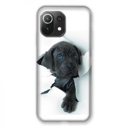 Coque Pour Xiaomi Mi 11 Lite 4G / 5G Chien Noir