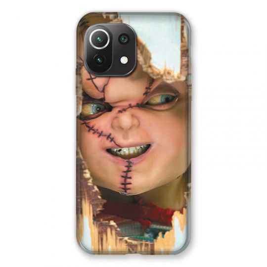 Coque Pour Xiaomi Mi 11 Lite 4G / 5G Chucky Blanc