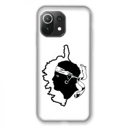 Coque Pour Xiaomi Mi 11 Lite 4G / 5G Corse Blanc