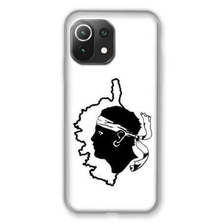 Coque Pour Xiaomi Mi 11 Lite 4G / 5G Corse Blanc