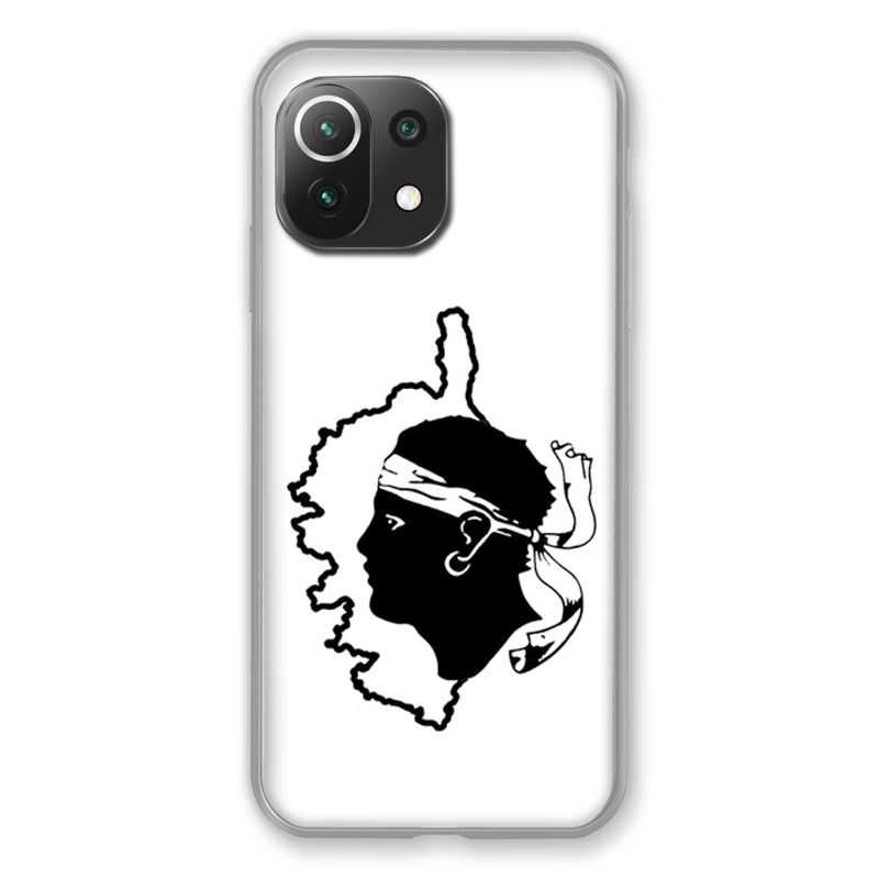 Coque Pour Xiaomi Mi 11 Lite 4G / 5G Corse Blanc