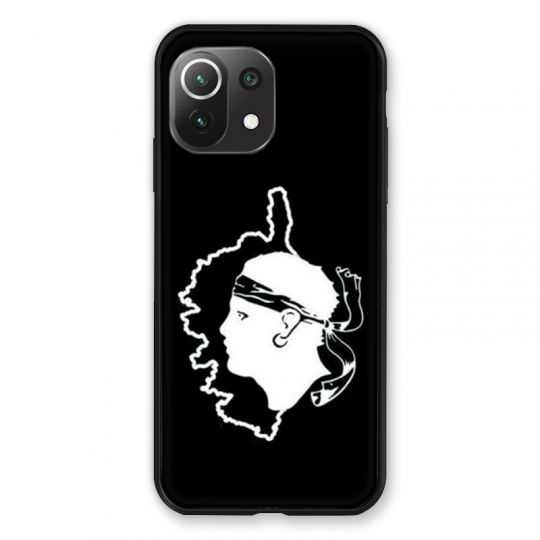 Coque Pour Xiaomi Mi 11 Lite 4G / 5G Corse Noir
