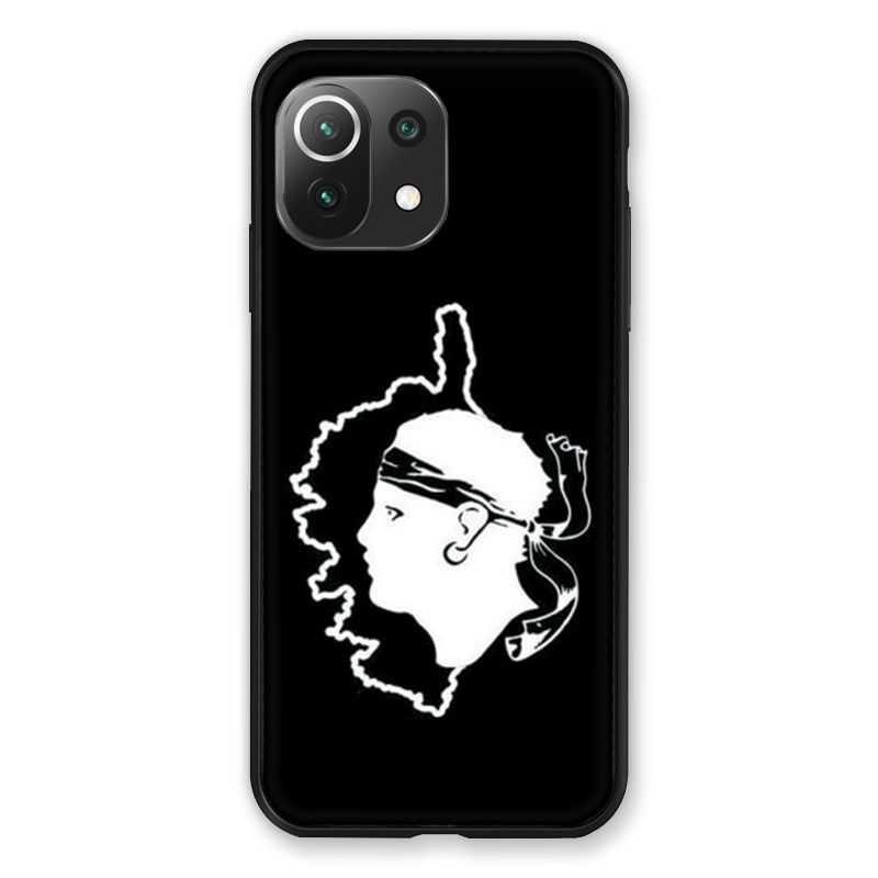 Coque Pour Xiaomi Mi 11 Lite 4G / 5G Corse Noir