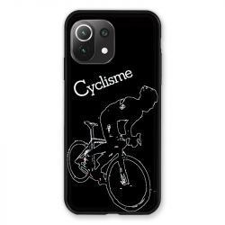 Coque Pour Xiaomi Mi 11 Lite 4G / 5G Cyclisme Ombre Blanche