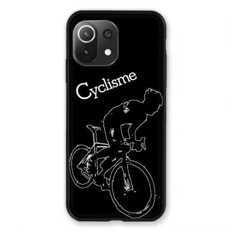 Coque Pour Xiaomi Mi 11 Lite 4G / 5G Cyclisme Ombre Blanche