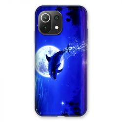 Coque Pour Xiaomi Mi 11 Lite 4G / 5G Dauphin Lune