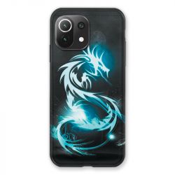 Coque Pour Xiaomi Mi 11 Lite 4G / 5G Dragon Bleu