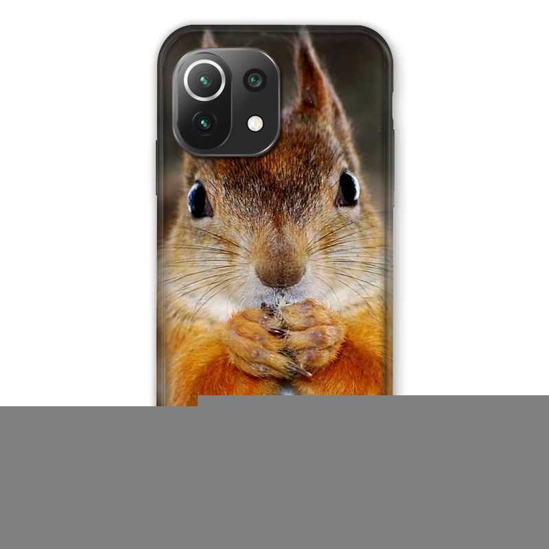 Coque Pour Xiaomi Mi 11 Lite 4G / 5G Ecureuil Face