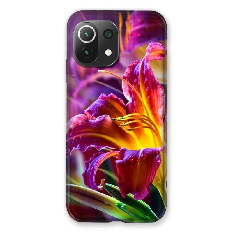 Coque Pour Xiaomi Mi 11 Lite 4G / 5G Fleur Lys Color