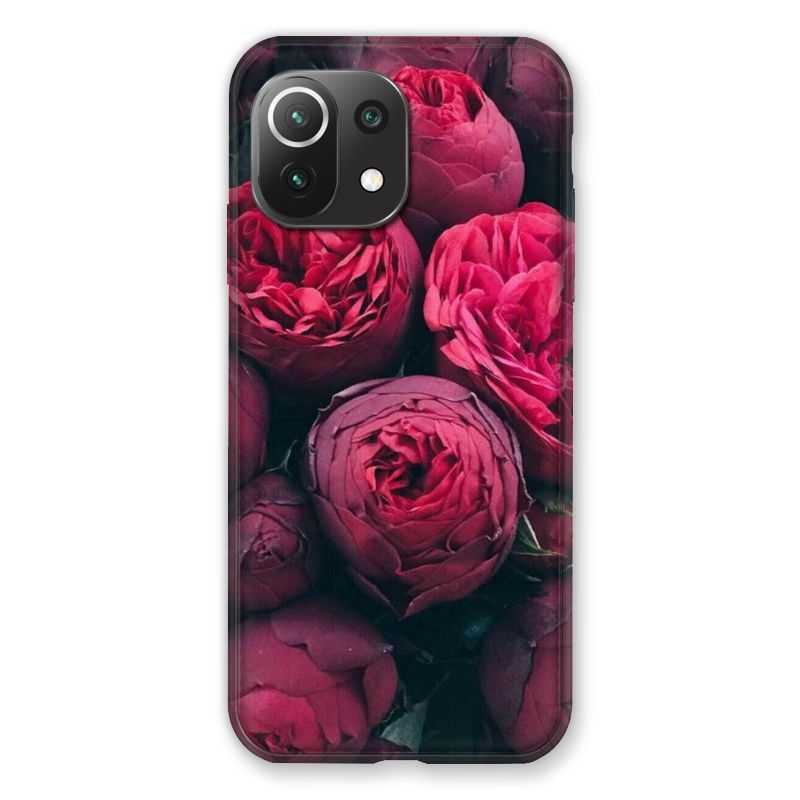 Coque Pour Xiaomi Mi 11 Lite 4G / 5G Fleur Pivoine