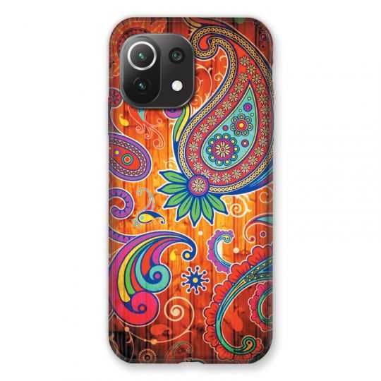 Coque Pour Xiaomi Mi 11 Lite 4G / 5G Fleur Psychedelic