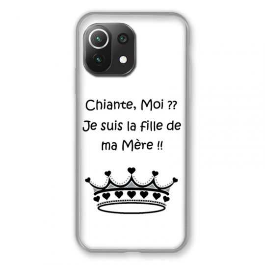Coque Pour Xiaomi Mi 11 Lite 4G / 5G Humour Moi Chiante