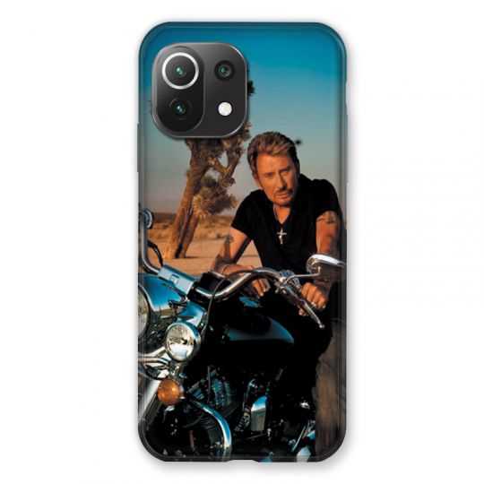 Coque Pour Xiaomi Mi 11 Lite 4G / 5G Johnny Hallyday Moto