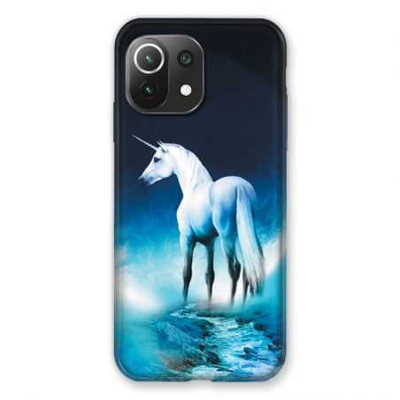 Coque Pour Xiaomi Mi 11 Lite 4G / 5G Licorne Lune
