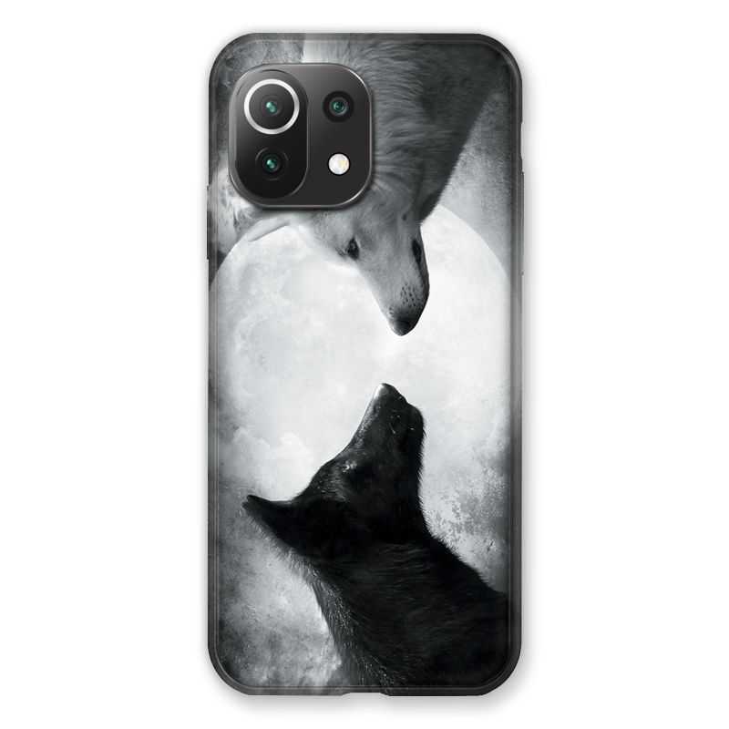 Coque Pour Xiaomi Mi 11 Lite 4G / 5G Loup Duo