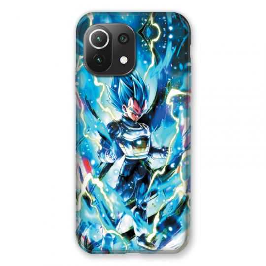 Coque Pour Xiaomi Mi 11 Lite 4G / 5G Manga Dragon Ball Vegeta Bleu
