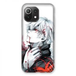 Coque Pour Xiaomi Mi 11 Lite 4G / 5G Manga Kaneki Blanc