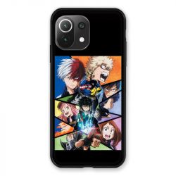 Coque Pour Xiaomi Mi 11 Lite 4G / 5G Manga My Hero Academia Noir
