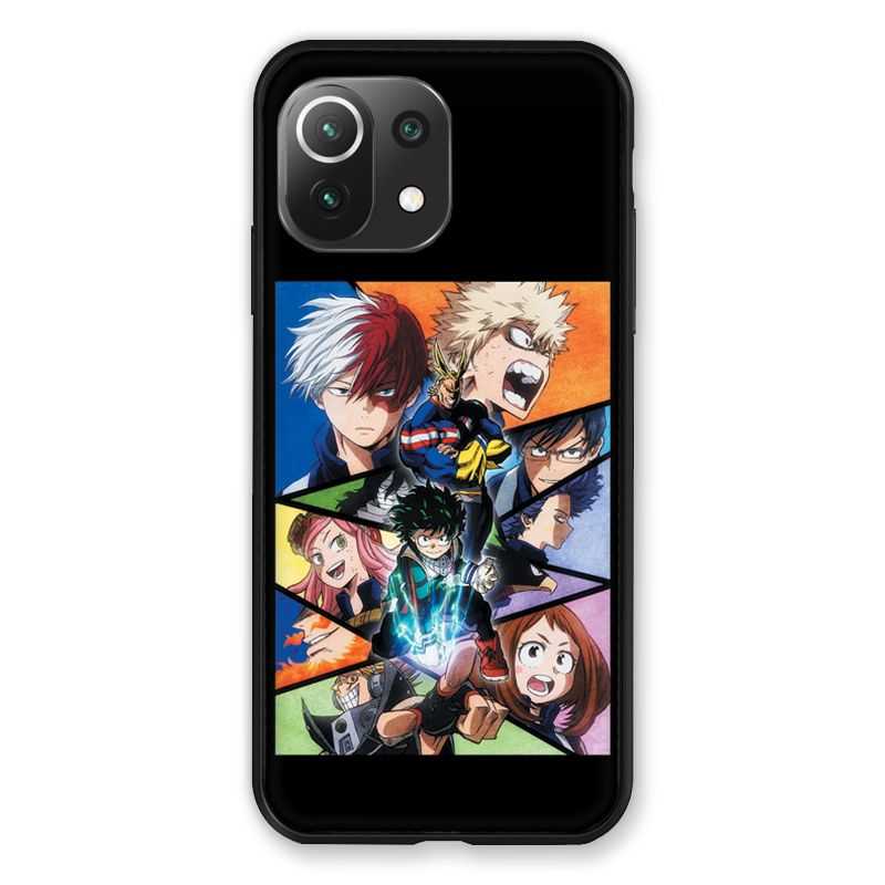 Coque Pour Xiaomi Mi 11 Lite 4G / 5G Manga My Hero Academia Noir
