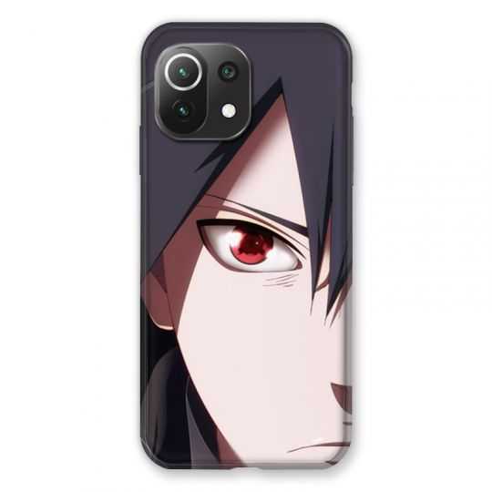 Coque Pour Xiaomi Mi 11 Lite 4G / 5G Manga Naruto Sasuke visage