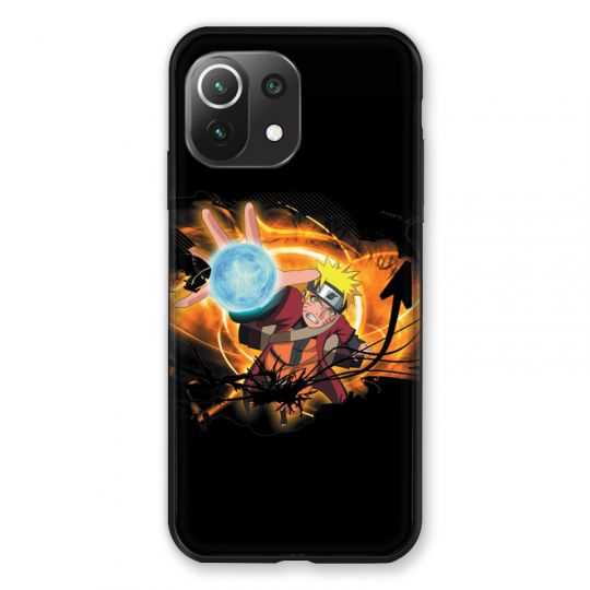 Coque Pour Xiaomi Mi 11 Lite 4G / 5G Manga Naruto Noir