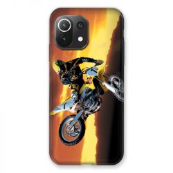 Coque Pour Xiaomi Mi 11 Lite 4G / 5G Moto Cross Noir