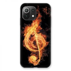 Coque Pour Xiaomi Mi 11 Lite 4G / 5G Musique Clé Sol Feu N