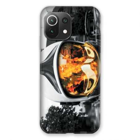 Coque Pour Xiaomi Mi 11 Lite 4G / 5G Pompier Casque Feu