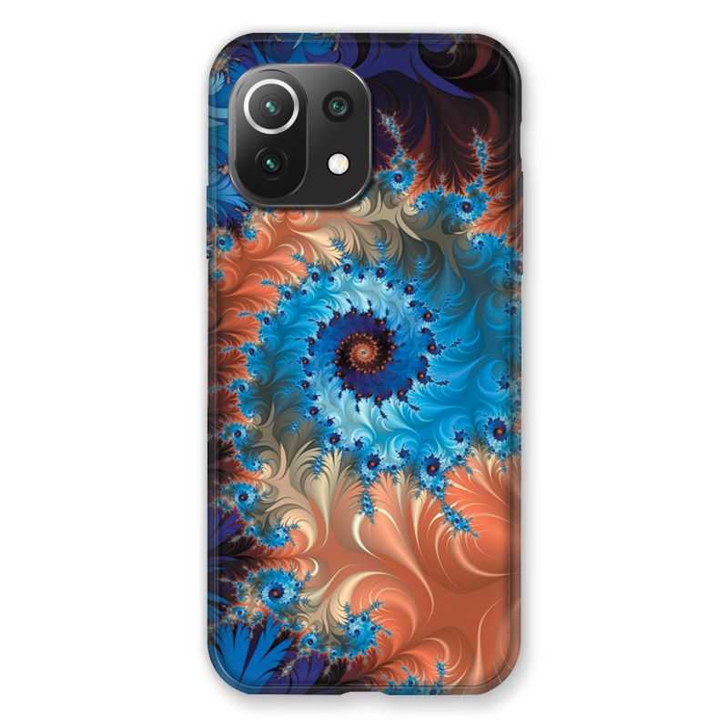 Coque Pour Xiaomi Mi 11 Lite 4G / 5G Psychedelic Spirale