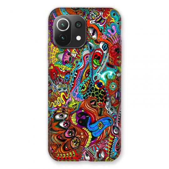 Coque Pour Xiaomi Mi 11 Lite 4G / 5G Psychedelic Yeux