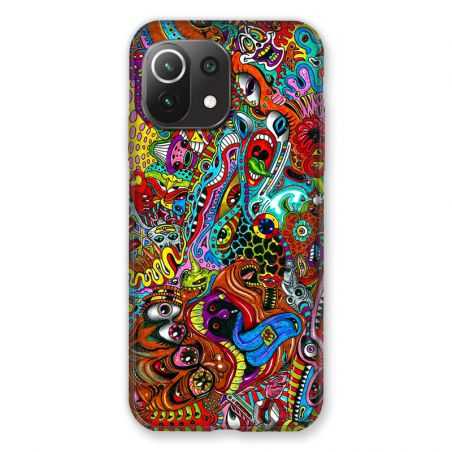 Coque Pour Xiaomi Mi 11 Lite 4G / 5G Psychedelic Yeux