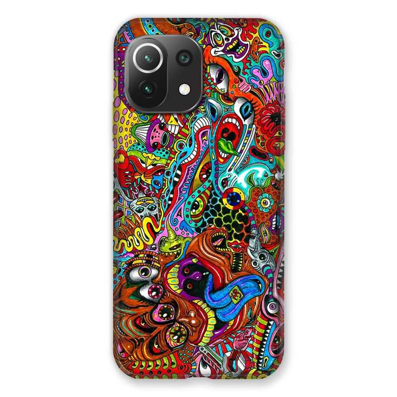 Coque Pour Xiaomi Mi 11 Lite 4G / 5G Psychedelic Yeux