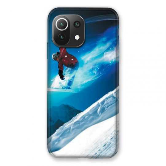 Coque Pour Xiaomi Mi 11 Lite 4G / 5G Snowboard Saut