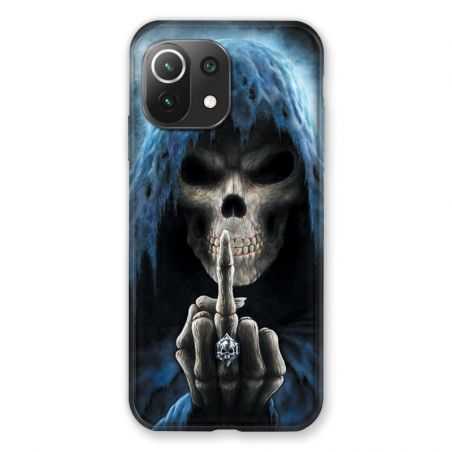 Coque Pour Xiaomi Mi 11 Lite 4G / 5G Tete de Mort Doigt
