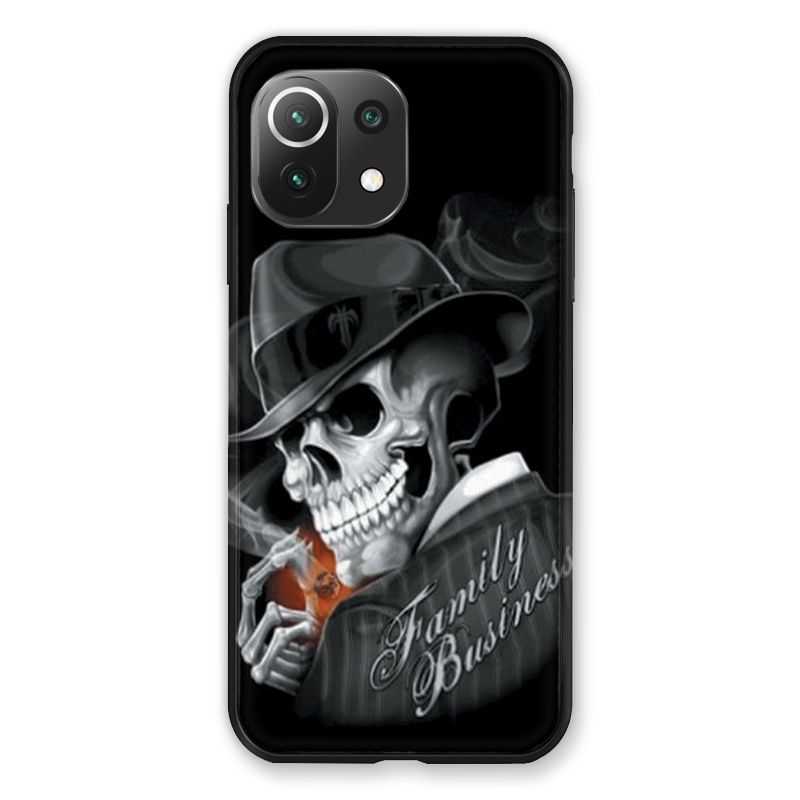 Coque Pour Xiaomi Mi 11 Lite 4G / 5G Tete de Mort family business