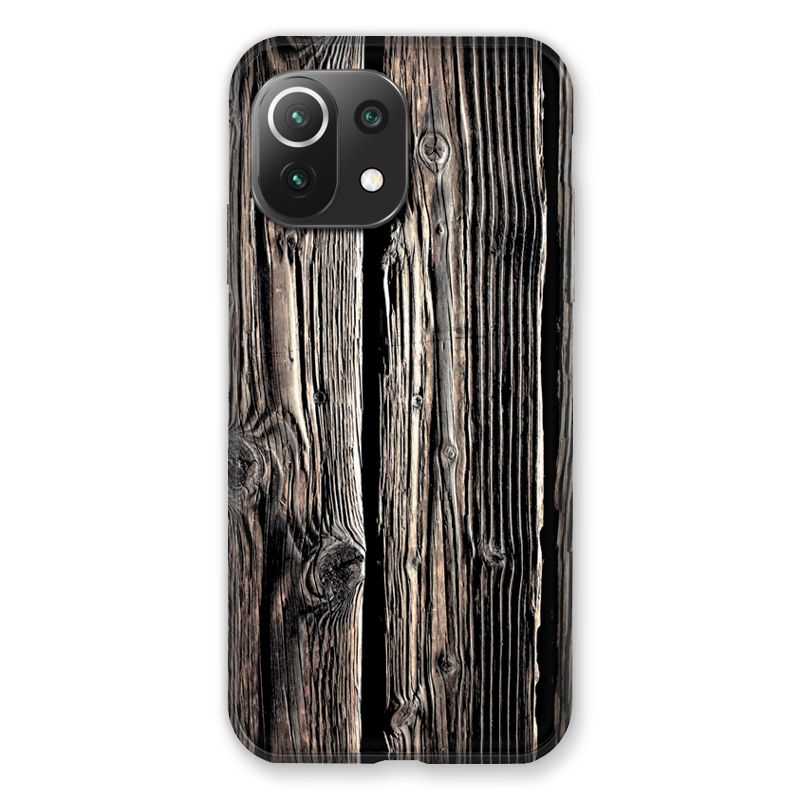 Coque Pour Xiaomi Mi 11 Lite 4G / 5G Texture Bois
