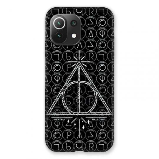 Coque Pour Xiaomi Mi 11 Lite 4G / 5G WB License Harry Potter Triangle noir