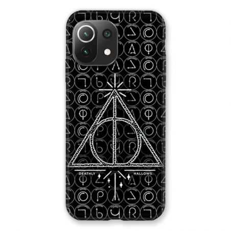 Coque Pour Xiaomi Mi 11 Lite 4G / 5G WB License Harry Potter Triangle noir