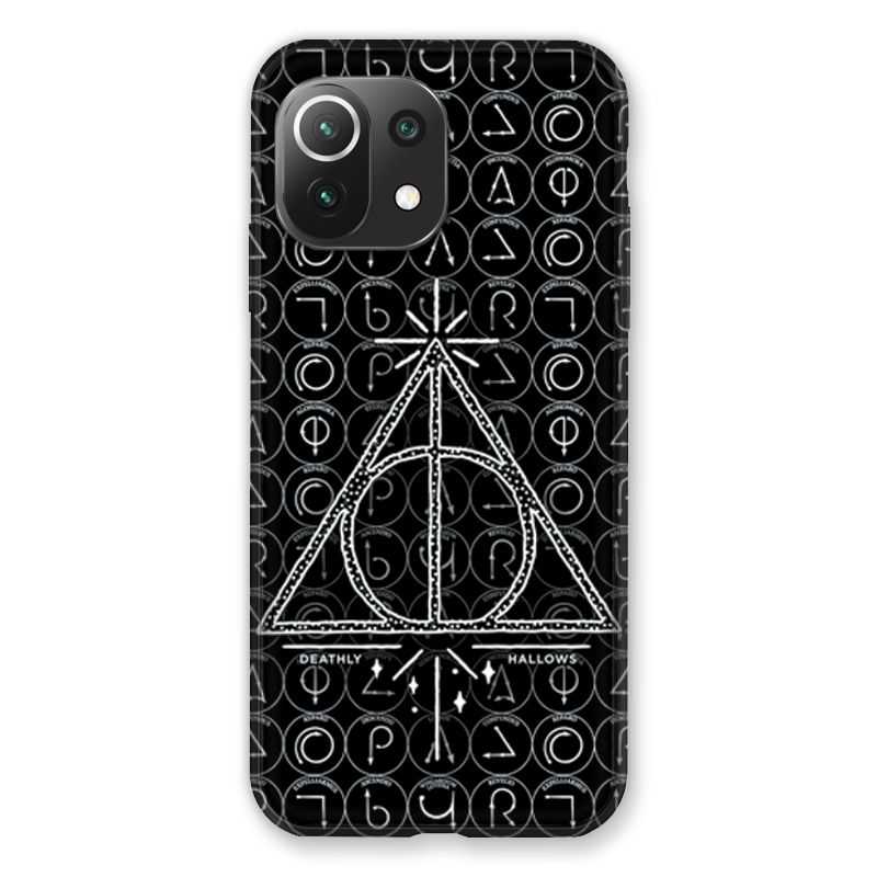 Coque Pour Xiaomi Mi 11 Lite 4G / 5G WB License Harry Potter Triangle noir