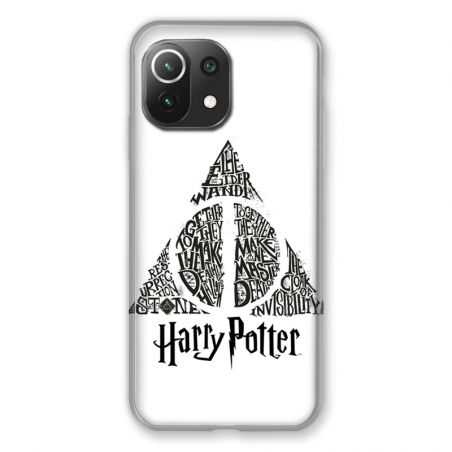 Coque Pour Xiaomi Mi 11 Lite 4G / 5G WB License Harry Potter Triangle Blanc
